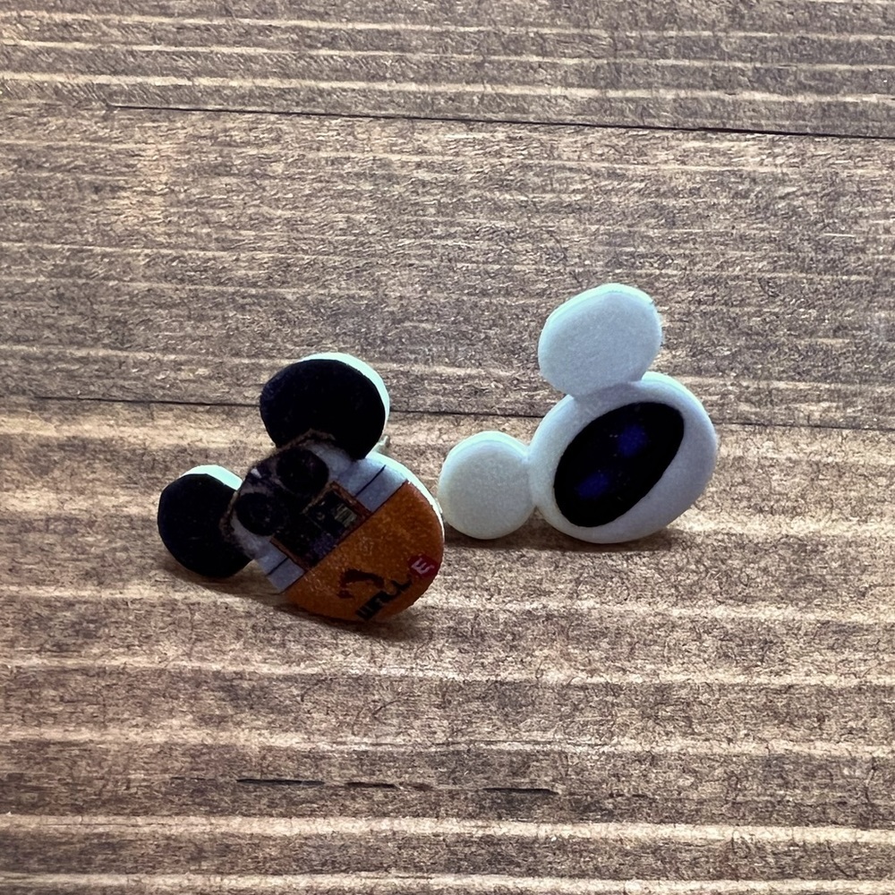 FWP Wall-e and Eve Handmade Earrings